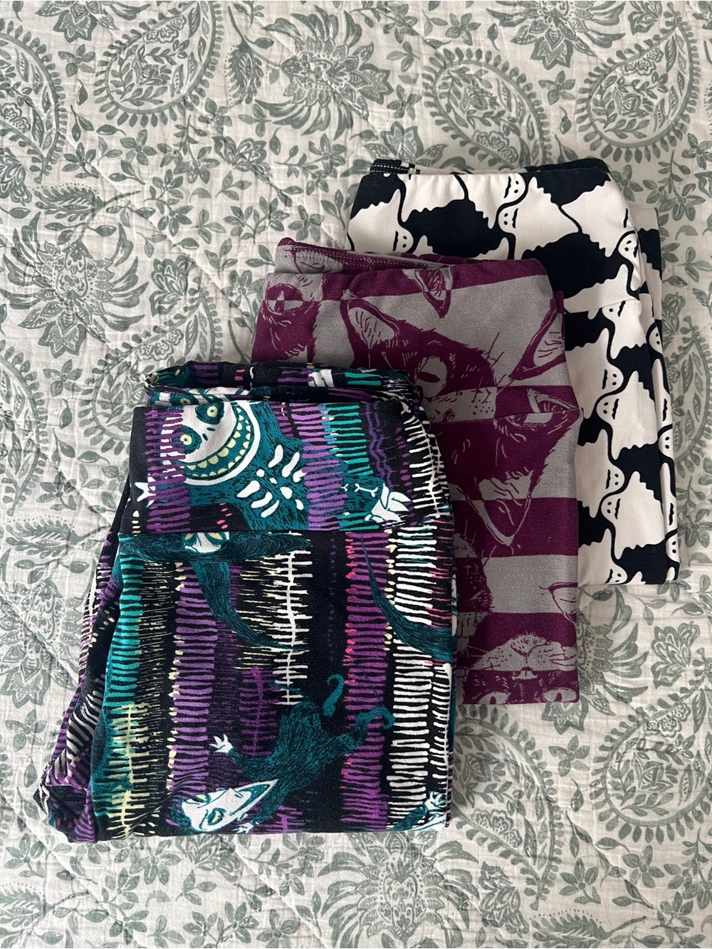 Lularoe, Set of Three Halloween Leggings, One Size